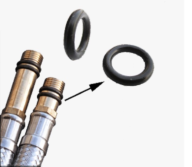 Faucet accessories Hot and cold water faucet water inlet pipe rubber ring Rubber ring Vegetable basin faucet water inlet pipe O-ring