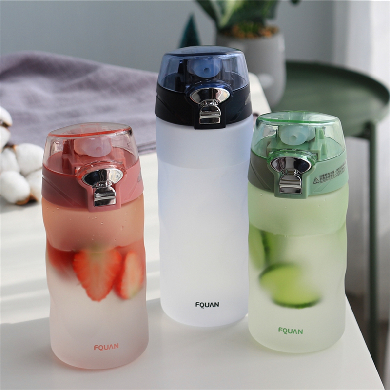 Straw cup ins wind adult fitness simple cup creative frosted personality adult trend men and women sports water cup