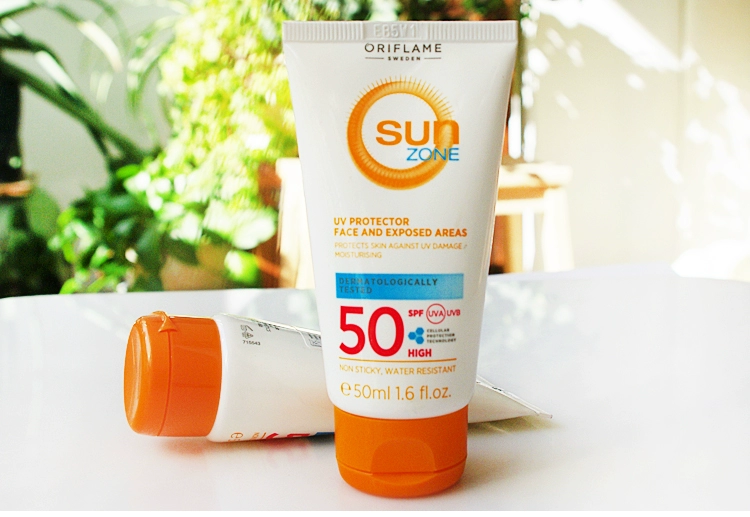 Oriflame Sunshine Clear Kem chống nắng SPF50 Kem chống nắng 50ml Mỹ phẩm không thấm nước chính hãng