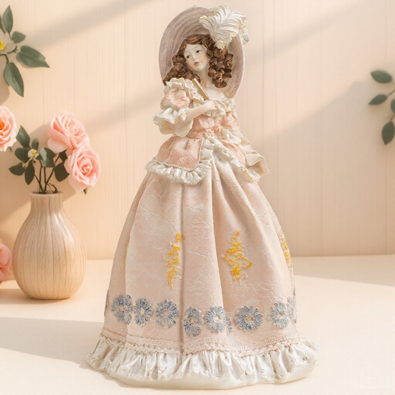 Victorian Lady Creative Modern Home Decor Living Room Tv Cabinet Bedroom Craft Simple Figurine