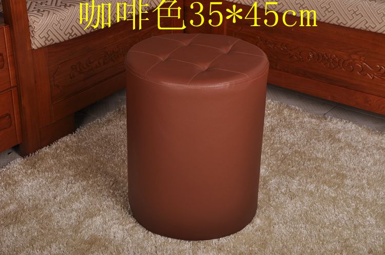 Khung gỗ rắn giày giày băng ghế cà phê phân ghế sofa vải ghế băng phân phân phân da ottoman - Kính kính phân cực