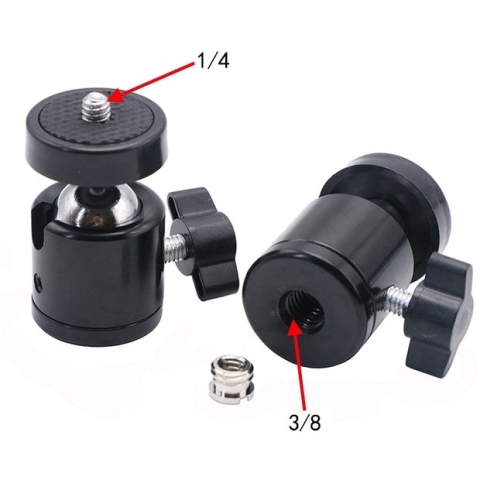 đầu kim loại bóng monopod nhỏ bạch tuộc bạch tuộc chân đầu Phụ kiện gimbal nhỏ ảnh DSLR - Phụ kiện máy ảnh DSLR / đơn tripod cho điện thoại