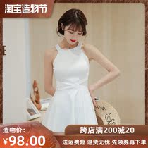 Swimsuit female summer fairy 2020 new hot spring conservative student one-piece white belly thin seaside 2021 swimsuit