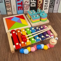 Young childrens baby eight-note xylophone player knocks on the piano 8-month-old baby educational music toy 1-2-3 years old early education