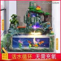  Housewarming gifts opening creative gifts rockery running water fish tank fish pond home living room decorations small fish pond