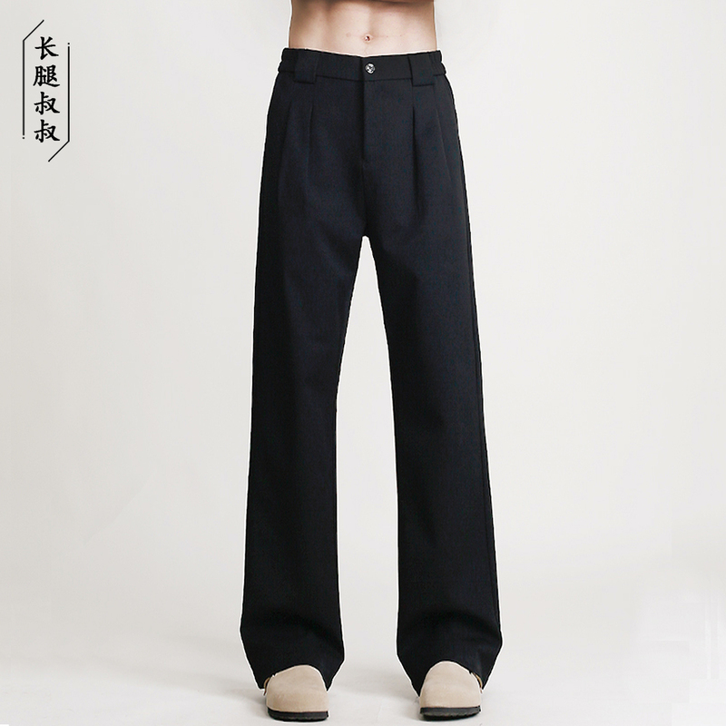 Long-Legged Uncle Tall Men's Extra-Long Pants Autumn Business Casual Extra-Long Dress Pants Loose Straight-Leg Extra-Long Men's Pants Long-Legged Uncle Tall Men's Extra-Long Pants Autumn Business Casual Extra-Long Dress Pants Loose Straight-Leg Extra-Long Men's Pants