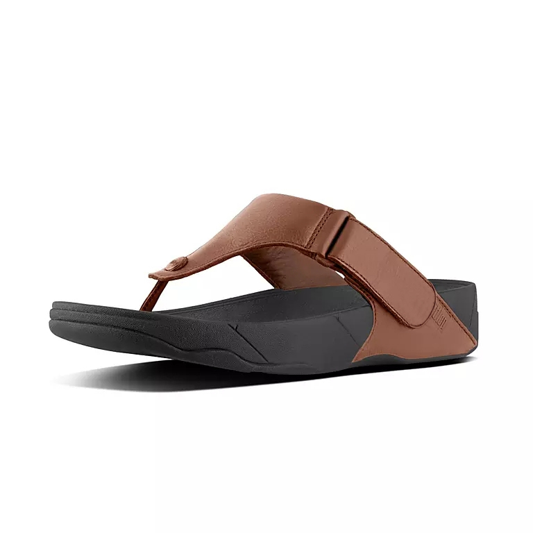Fitflop Men's Height-Increasing Flip-Flops soft sole Thick-Soled Casual Sports Comfortable Massage Beach Sandals Original Model