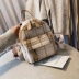 Thời trang kẻ sọc siêu cháy nữ ba lô 2019 mới tươi cô gái hoang dã retro Anh ba lô nhỏ - Ba lô balo túi xách nữ Ba lô