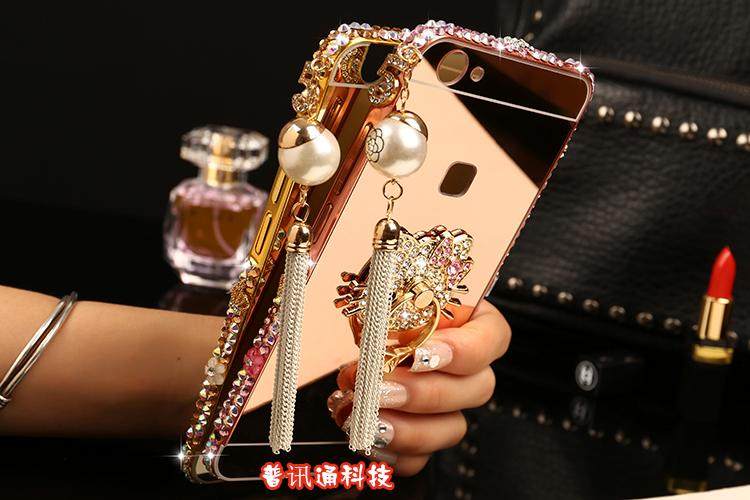 华为麦芒4手机壳水钻G7 plus金属边框麦芒5手