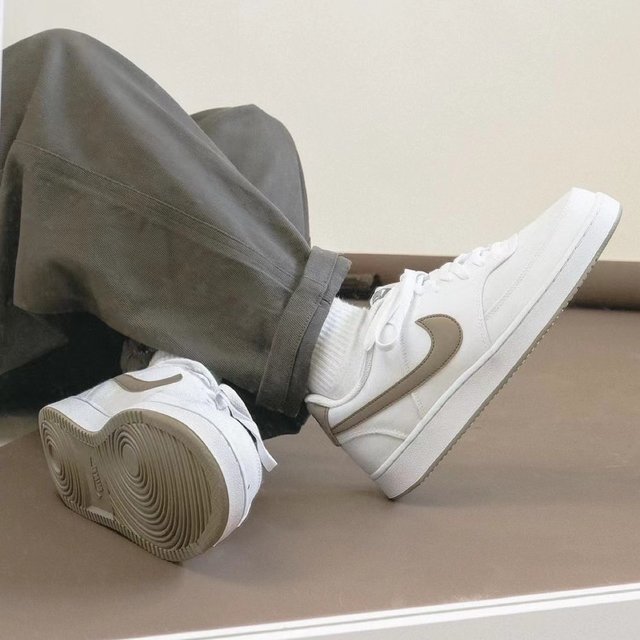 NIKE COURT VISION LOCUPD white light gray purple sneakers DH3158-109