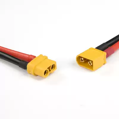 Amass XT60U male head female head with cable 12 14AWG silicone wire Battery cable 10CM long