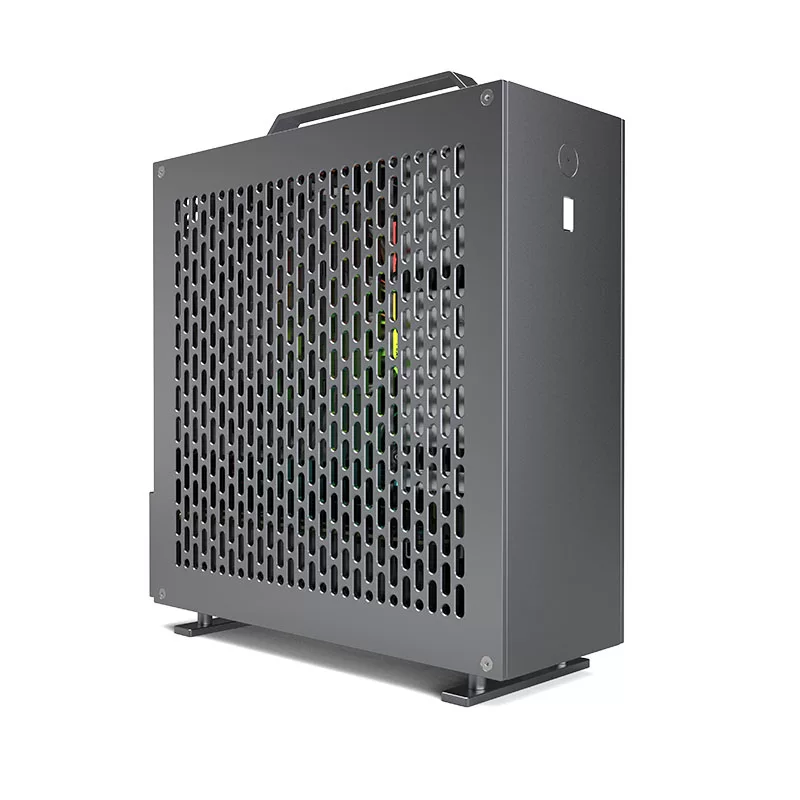 Spot LZMOD mini A24-V5 2.0 dual-slot independent display 1u power supply ITX chassis double-sided chamfer