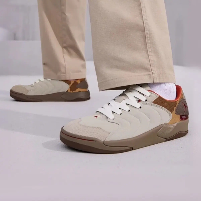 Nike/Nike Jordan Session New Year's Comfortable Sneakers for Men in Light Khaki Iq1111-262 Nike/Nike Jordan Session New Year's Comfortable Sneakers for Men in Light Khaki Iq1111-262