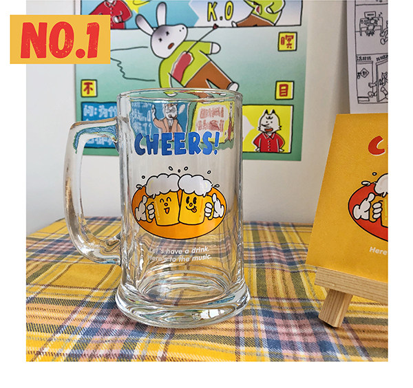 イラストかわいい水ガラスガラス印刷漫画ビールジョッキビールパートナー ショップ Pido Store グラス コップ Pinkoi イラストかわいい水ガラスガラス印刷漫画ビールジョッキビールパートナー ショップ Pido Store グラス コップ Pinkoi