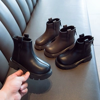 Martens, ботинки, демисезонные детские утепленные модные универсальные короткие сапоги