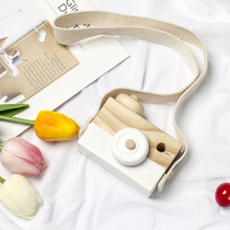 Cute Wooden Camera Ins Decoration Photo Props Shadow Building Children Photography Childrens House Residence Decoration Shooting Swing Pieces
