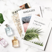 English magazine Painting and calligraphy books ins photo props Taobao shooting background ornament Gourmet Cosmetics Photography Decoration