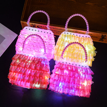 New luminous Hand bag) girls play Home Toys) creative handmade) street stalls night market square hot sale