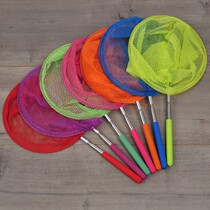 85cm stainless steel childrens color telescopic insect net fishing fish net insect butterfly net dragonfly insect net pocket supply