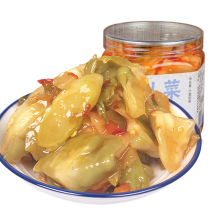Secret childrens dishes fresh baby vegetables pickles kimchi farmers pickles appetizing food finished cold dishes