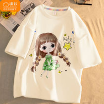Balacaras cotton to girl short sleeve T-shirt 2022 new children summer clothing blouse summer pure cotton clothes