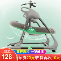  Electric baby rocking chair baby cradle recliner soothing chair coax the baby with a baby artifact coax the newborn to sleep rocking bed