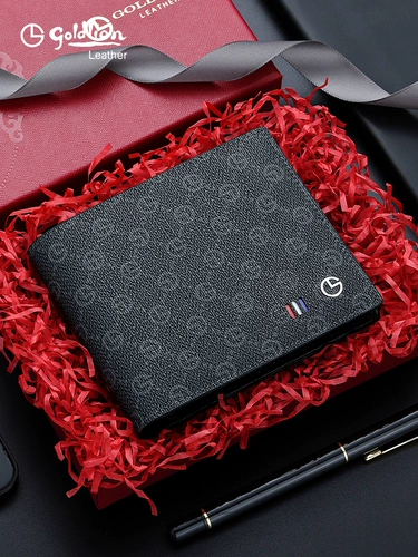 Мужской короткий бумажник, модный кошелек для отдыха в английском стиле