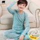 Bộ đồ lót nhiệt cho trẻ em nam Bộ quần áo trẻ em lớn 9 dày 12 cộng với nhung 170 cotton 13 tuổi 180 quần áo mùa thu đồ ngủ cho be gái 10 tuổi