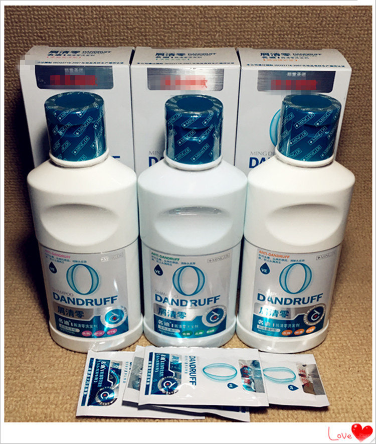 Domestic products Caimei Mingdi anti-dandruff smooth, shiny, oil-removing dandruff shampoo 400g gift family pack