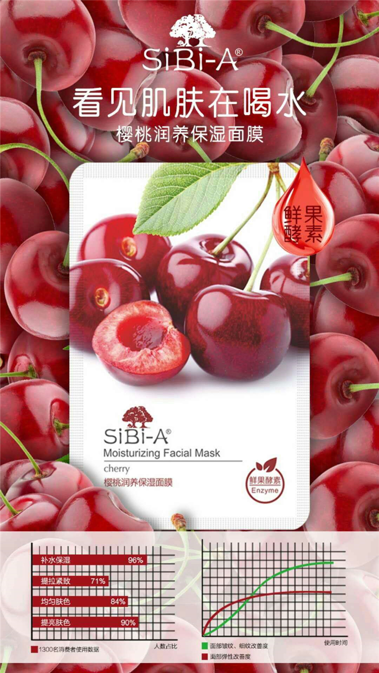 Chính thức ủy quyền Shi Bi Ya trái cây enzyme thu nhỏ lỗ chân lông mặt nạ rong biển phụ nữ mang thai 5 viên 5 nhận 2 kem tay miễn phí kem dưỡng trắng da mặt cho da dầu