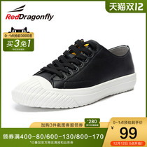 Red Dragonfly mens casual shoes Spring and Autumn new trendy shoes Korean plate shoes sports leisure shoes small white shoes men