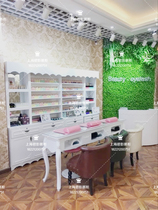 Cosmetics container nail polish display cabinet shelf European paint display cabinet nail shop container beauty salon container