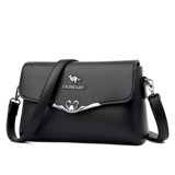 Вместительная и большая сумка через плечо на одно плечо, из натуральной кожи, городской стиль