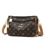 Сумка на одно плечо, из натуральной кожи, изысканный стиль, в западном стиле