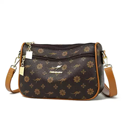 Сумка на одно плечо, из натуральной кожи, изысканный стиль, в западном стиле