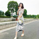 2024 new Korean dress women's summer niche design skirt temperament retro super fairy long skirt two-piece set