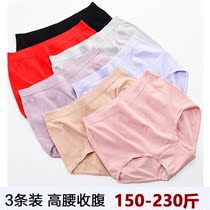 Seamless collection of abdominal high waist underpants Anti-curl Modale Bacteriostatic Triangle Pants Head Plus Fattening Up Overweight mm200 Catty