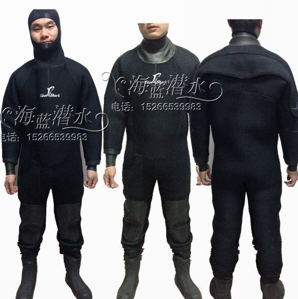 Full dry wetsuit Deep diving engineering Diving operation Warm dry suit Wetsuit dry wetsuit winter