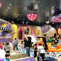 Naughty Castle Childrens Park Large Playground Rotating Trojan Amusement Equipment Interactive Projection Entertainment Facilities