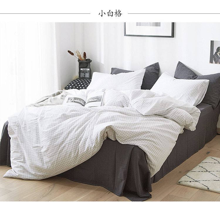 Bông rửa quilt cover mảnh duy nhất màu rắn 200 × 230 đôi 1.5 m 1.8m2.0 khăn trải giường quilt cover cotton