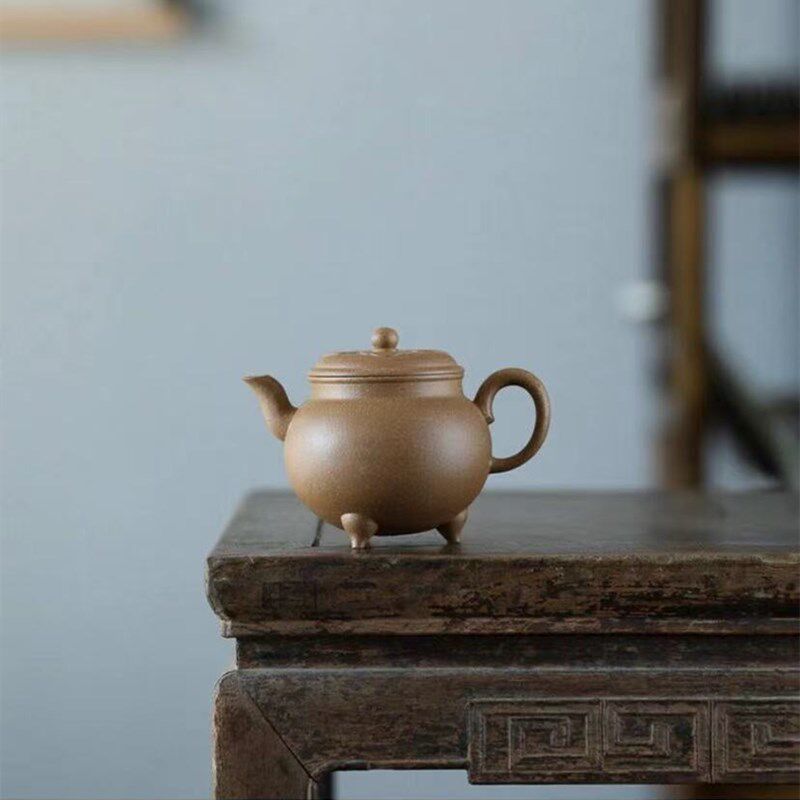 Yixing moon shadow sand Golden Section old material Dabin Ruyi 160cc