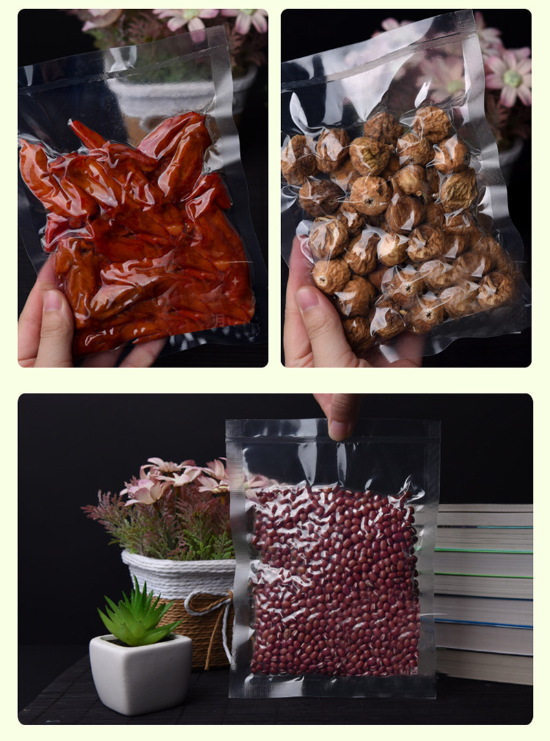 Вакуумный мешок 现货20*35*16丝透明密封真空食品真空机包装袋塑料袋批发定制