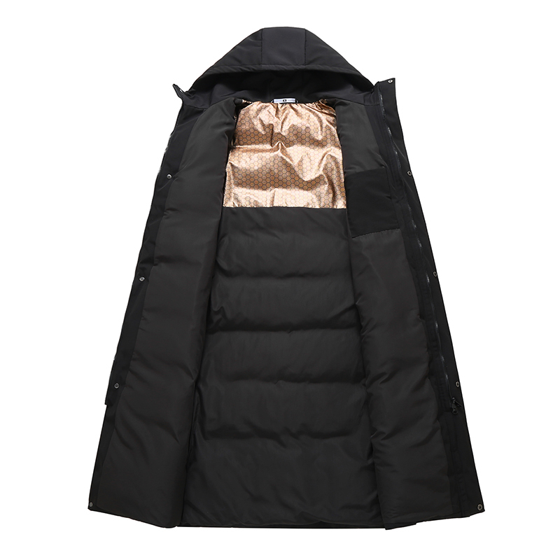 Extra-Long Ankle-Length down Cotton Coat for Winter, Suitable for Performing Arts Exams, Sports Students, Thickened and Warm, Couple's Cotton Coat Jacket