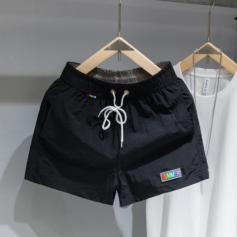 Printed Casual Shorts for Men, Trendy Summer Sports Shorts, Loose Quick-Drying Thin Shorts for Teenagers