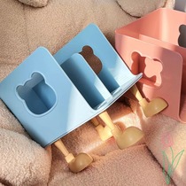 Cute standing book stand desktop ins high-value desktop storage portable fixed book inclusion storage rack