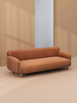 Nordic Modern Tech Bussand Hair Net Red Light Extravagant Leaned Back Chair Small Family Apartment Minimalist Biathlon Trio chairs