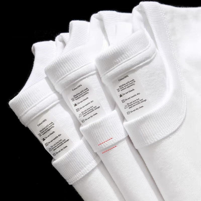 Three-Needle 500g Heavy Cotton Short-Sleeve T-Shirt for Men and Women, Summer Xinjiang Cotton Five-Quarter Sleeve Thick Top Base Shirt Three-Needle 500g Heavy Cotton Short-Sleeve T-Shirt for Men and Women, Summer Xinjiang Cotton Five-Quarter Sleeve Thick Top Base Shirt