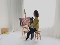 Easel solid wood drawing board gift package Beech easel with drawer easel solid drawing board childrens adult easel