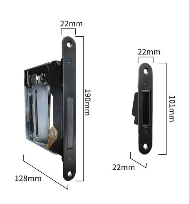 Невидимая рука 极简无把手房门锁隐形房门锁隐藏外开木门拉手磁吸静音门把手暗 OTHER