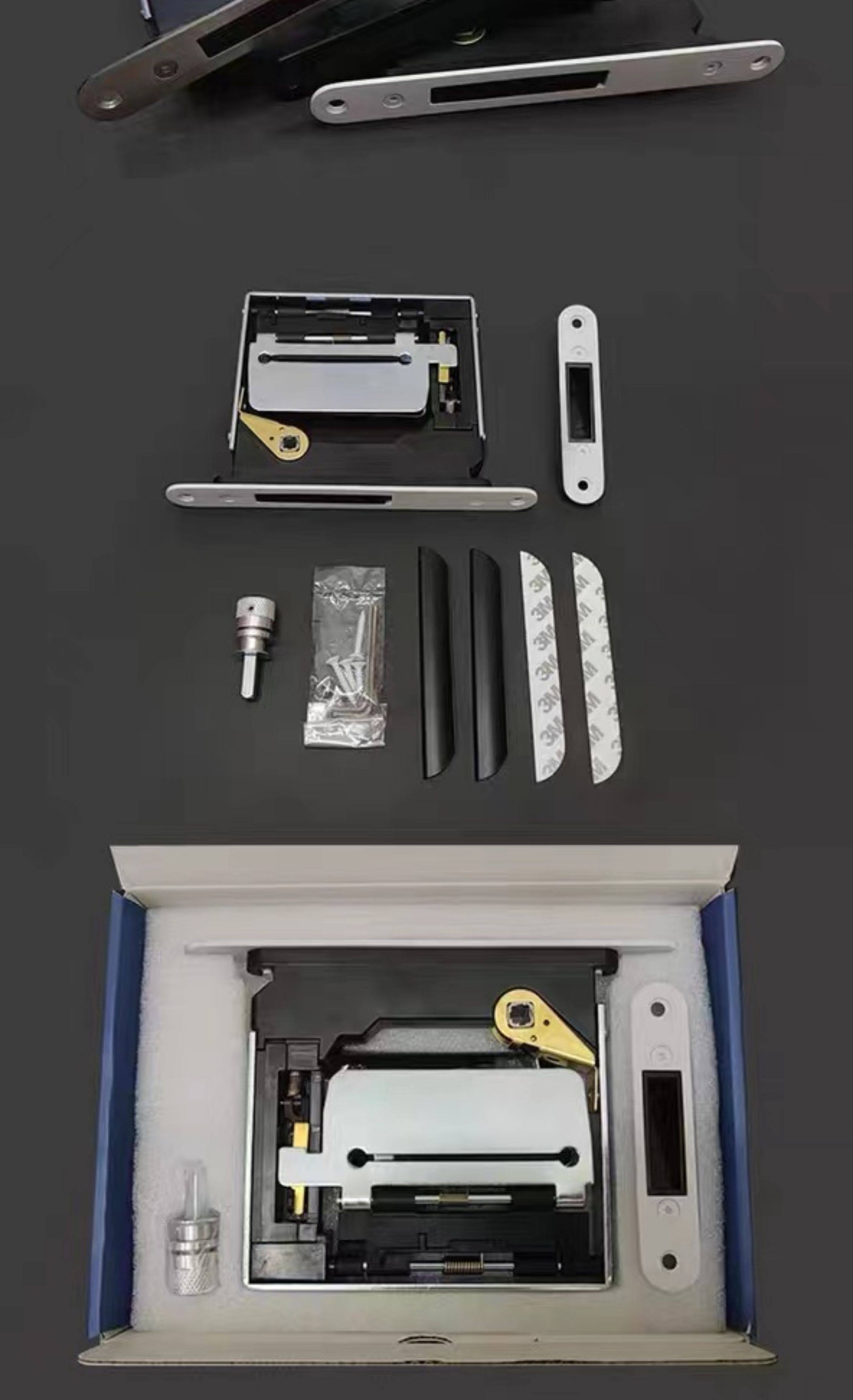 Невидимая рука 极简无把手房门锁隐形房门锁隐藏外开木门拉手磁吸静音门把手暗 OTHER